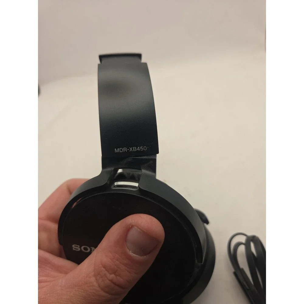 Sony MDR-XB450 Head Phones Over Ear Black - Tested Works